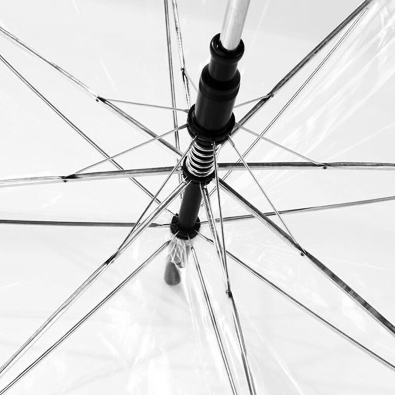 Transparent Umbrella Rain Sunny Women Girls Ladies Novelty Items Long Handle Umbrellas Rainproof Unbrellas
