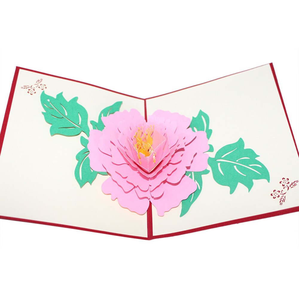 3D Pop-Up Cards Birthday Card for Girl Kids Wife Husband Birthday Cake Greeting Card Postcards Card Envelope Stickers: H