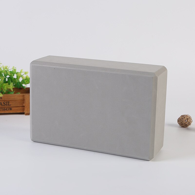 Exercise Fitness EVA Gym Training Yoga Blocks Foam Bolster Pillow Cushion: Black