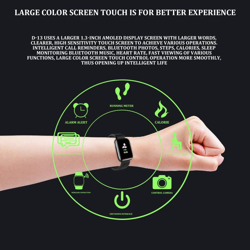 Smart Horloge Mannen Vrouwen Waterdicht Bloeddruk Hartslagmeter Sport Fitness Tracker Armband Smartwatch Voor Ios Android