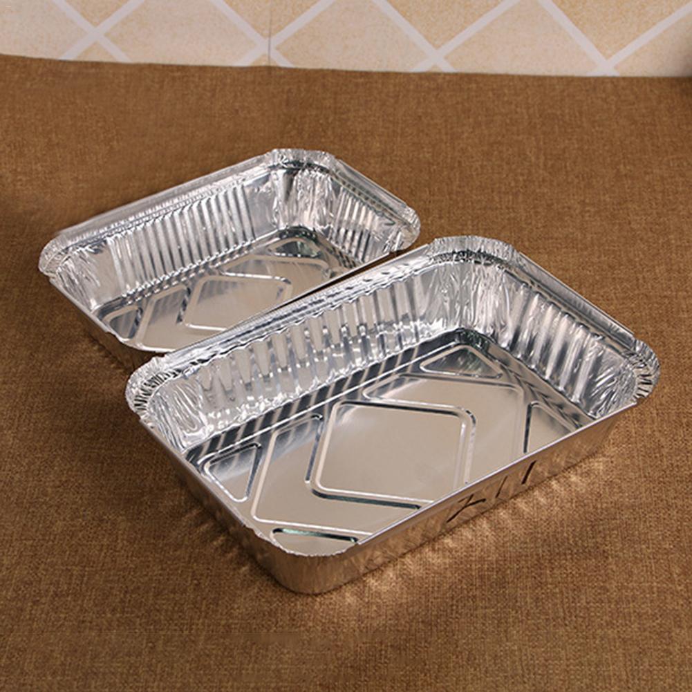 Plateau jetable pour barbecue, 300ml, plateaux jetables pour porte-graisse en aluminium, pour bac à graisse