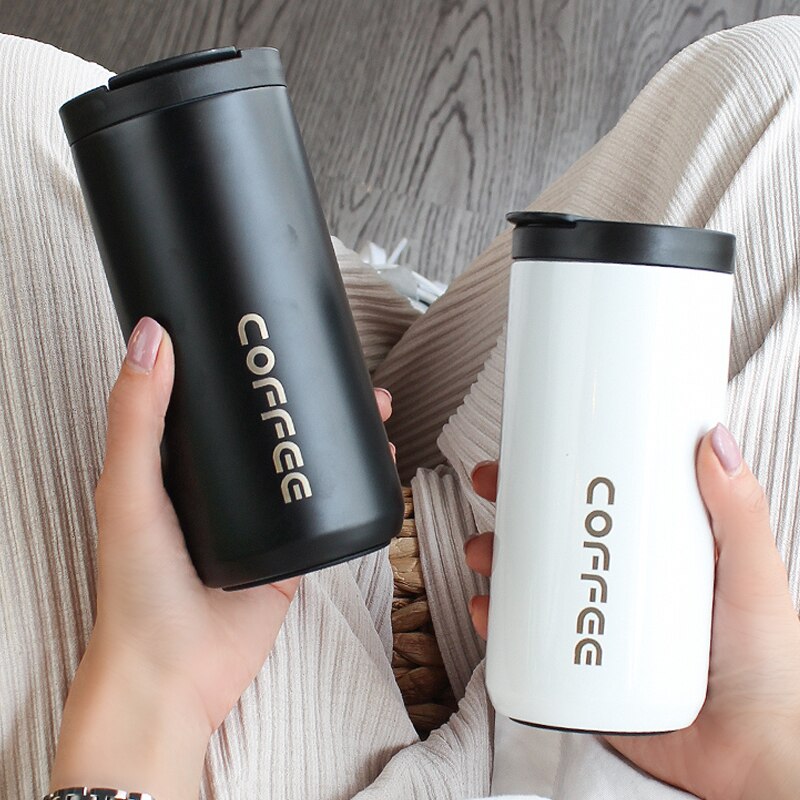 Thermo cup for coffee travel mug Large Capacity Stainless Steel Thermos Portable Vacuum Flask Insulated Simple Thermo Bottle