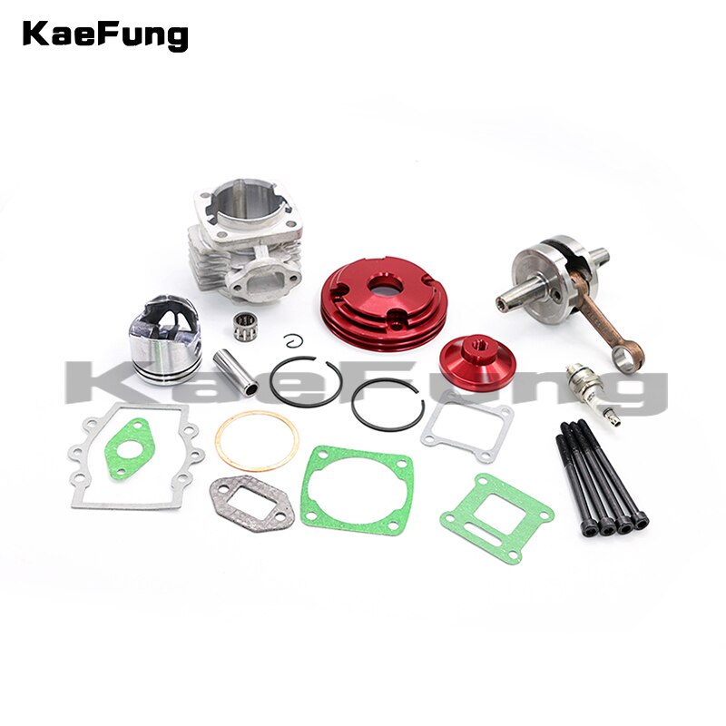 High Performance 44mm Big Bore Top End Kit 49cc 2 Stroke Mini ATV Quad Dirt Pocket Bike