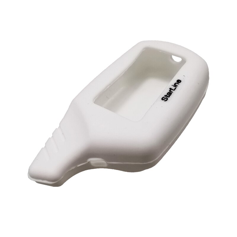 1 Pcs Good Silicone Key Cover Russian key cover B9 A91 A61 B6 Nine colors available Key storage car key case: White