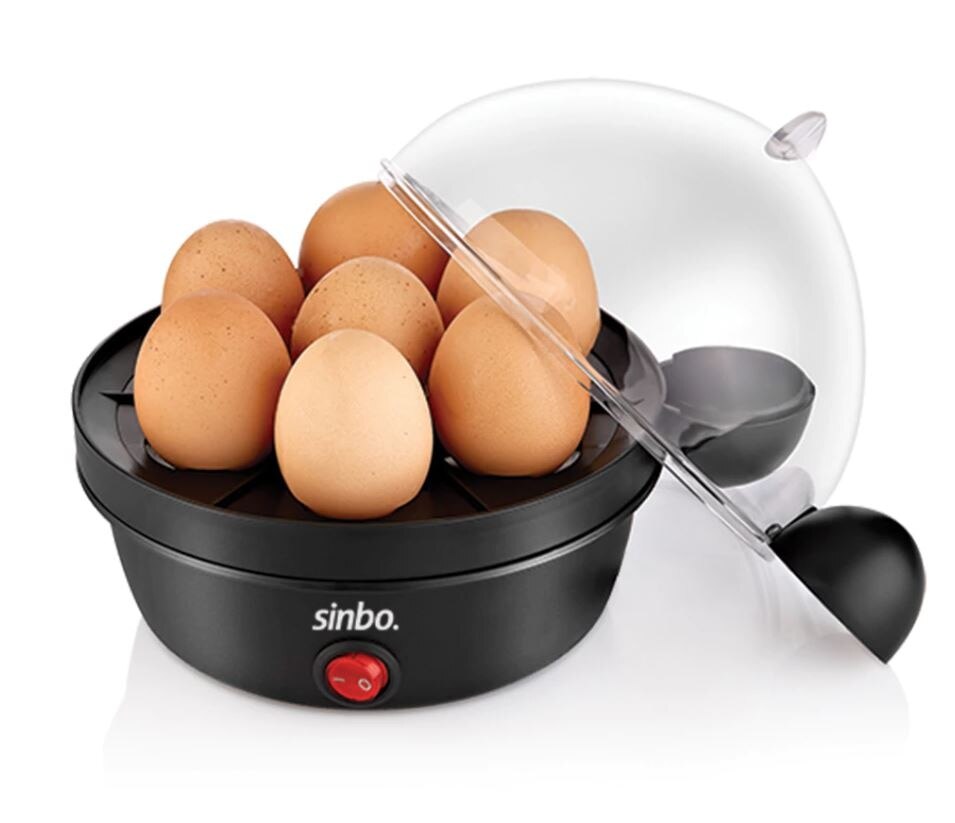 Sinbo Multifunctionele Snelle Elektrische Eierkoker 7 Eieren Capaciteit Snelle Eierkoker Stoomboot Automatische Uitschakeling Keuken Cook