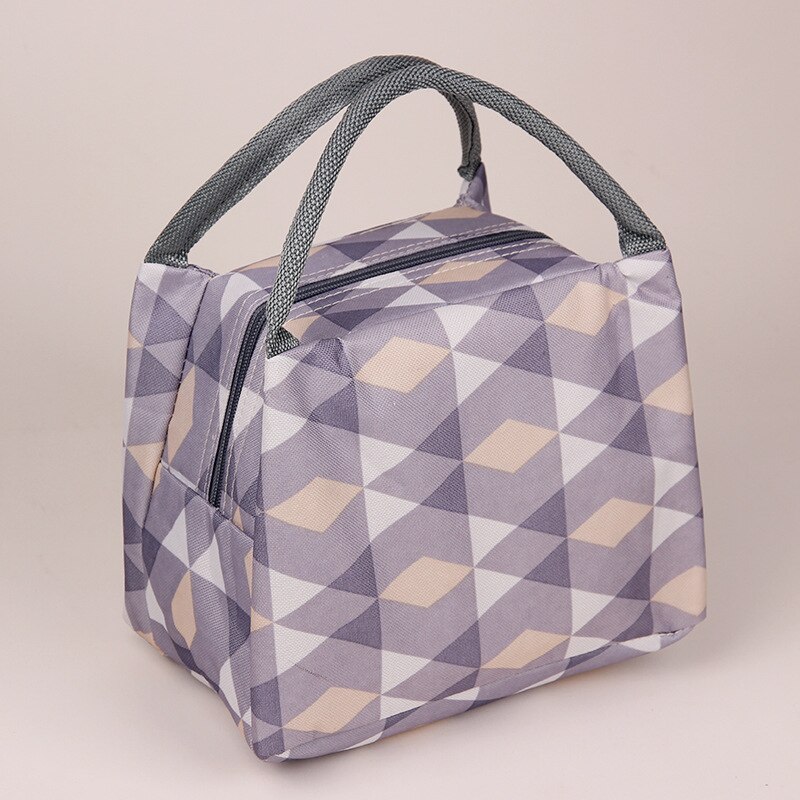 Cooler Tote Draagbare Geïsoleerde Tas Canvas Thermische Koude Voedsel Container School Picknick Voor Mannen Vrouwen Kids Reizen Lunchbox: D