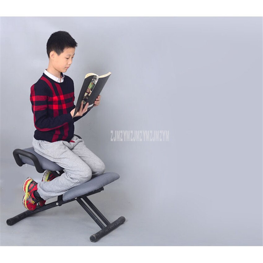 Carbon Steel Leg Soft Seat Adult Student Children Kid Learning Chair Armless Ergonomic Sitting Posture Correction Kneeling Chair