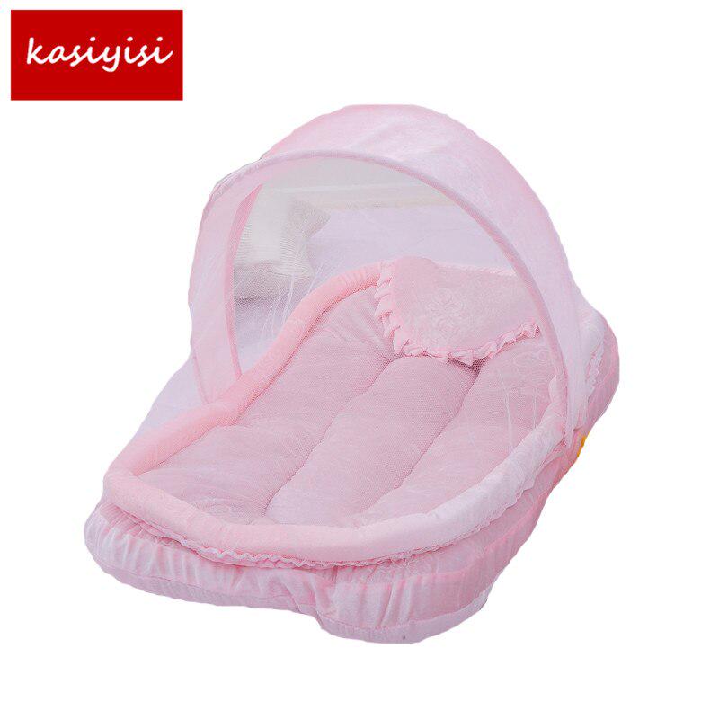 1 Set reti piegate per bambini cuscino in cotone cuscino cuscino reti per bambini di fascia alta