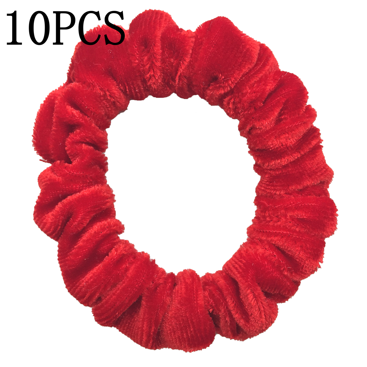 Paquete de Scrunchies del pelo de terciopelo para niña, bandas elásticas para el pelo, conjunto de soporte para cola de caballo, accesorios para el cabello, sólido, sin arrugas, 10/6 Uds./lote