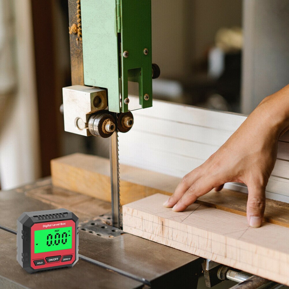 360 Degree Digital Protractor Angle Finder LCD Backlight Electron Goniometer Level Meter Magnetic Base Inclinometer Bevel Gauge