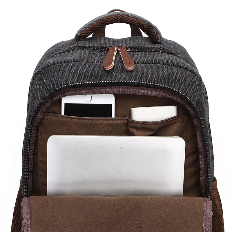 Canvas Rucksack Bag Women Vintage Men Backpack Shoulder Bags Female Plecak Male Travel Backpacks Multifunction Mens Back Pack