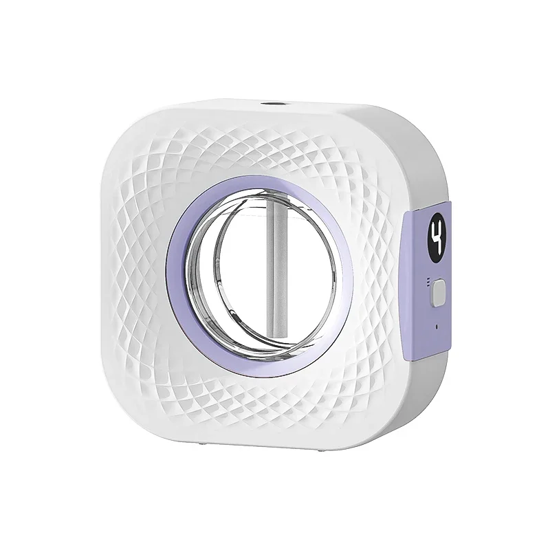 Difusor de Aroma inteligente purificador de aire pantalla Digital aceites esenciales de plantas 4 engranajes montaje en pared mesa carga USB sala de estar: Transparente