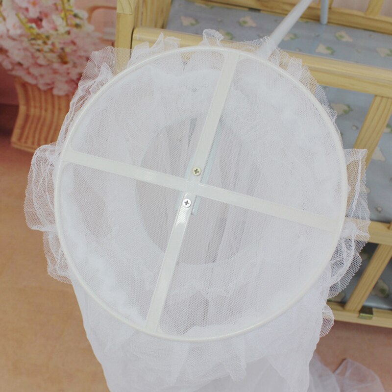 Baby Crib Mosquito Net Summer Lace Decoration Folding Mosquito Net Baby Bed Supplies Easy-Open Dome Mosquito Net