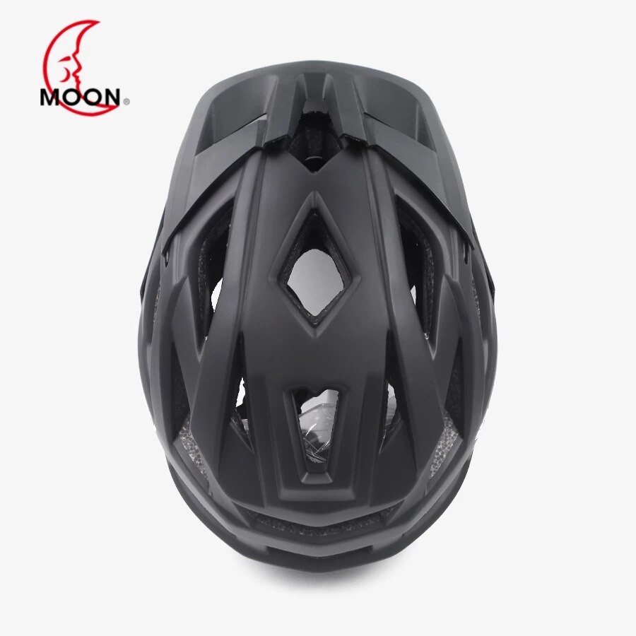 MOON-Casco de seguridad para bicicleta de montaña TRAIL XC para hombre, Ciclismo de Carretera M L
