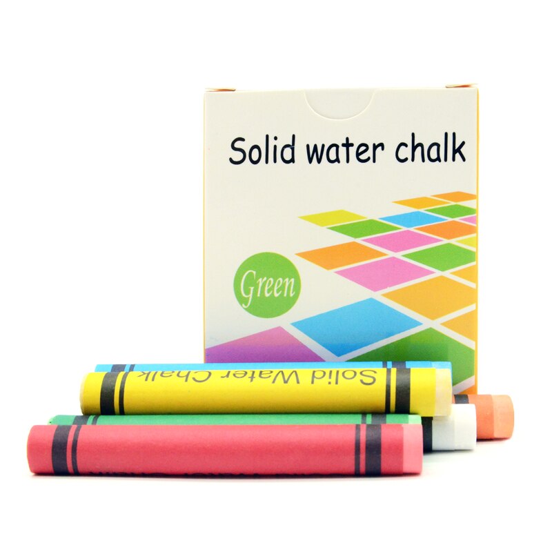 12 stücke Staubfreie Kreide Stift Tafel Tafel Schule 6 Farben Feste Wasser Kreide Graffiti Zeichnung Stifte Lehrer