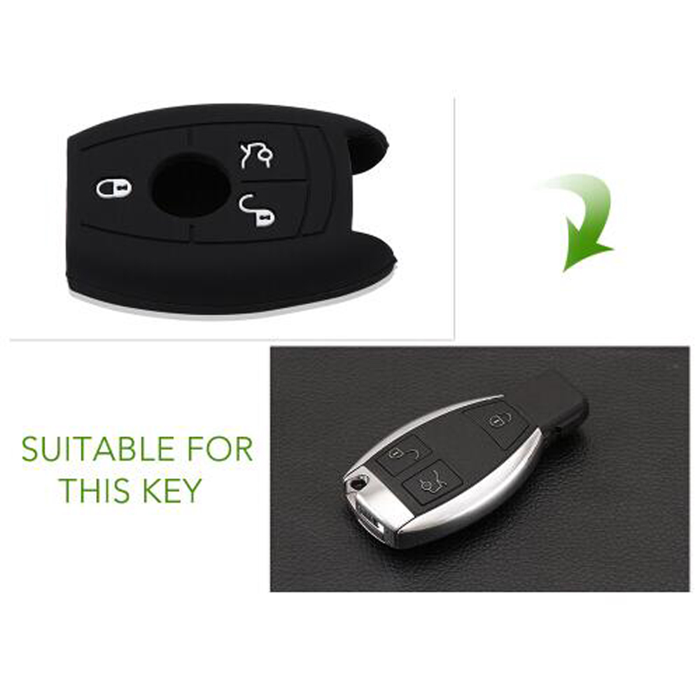 Silicone Remote Key Cover Case Voor Mercedes Benz A180 A200 A260 W203 W210 W211 AMG W204 CES CLS CLK CLA SLK Classe Auto Styling