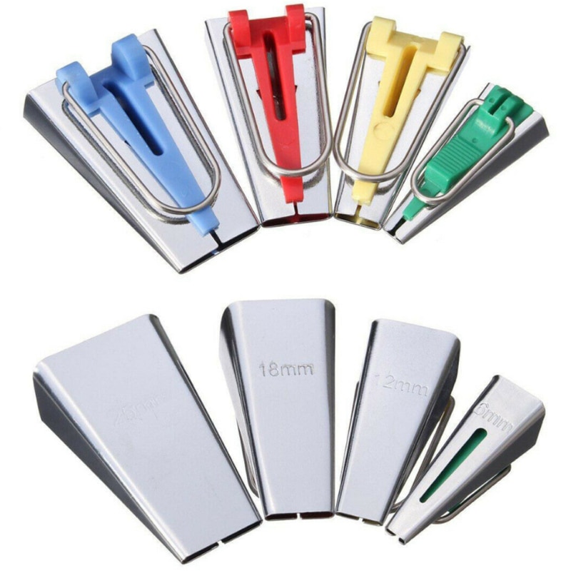 Sewing DIY Patchwork Tool Fabric Bias Binding Tape Maker Kit Tool For Sewing Quilting Electric Sewing Machine Accessories