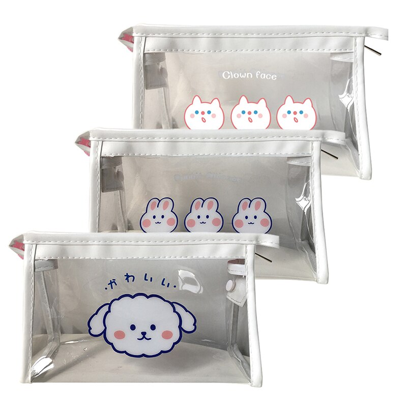 Portable Travel Cosmetic Bag Storage Bag Kit Makeup Organizers Transparent Waterproof Large-capacity Toiletry Bag