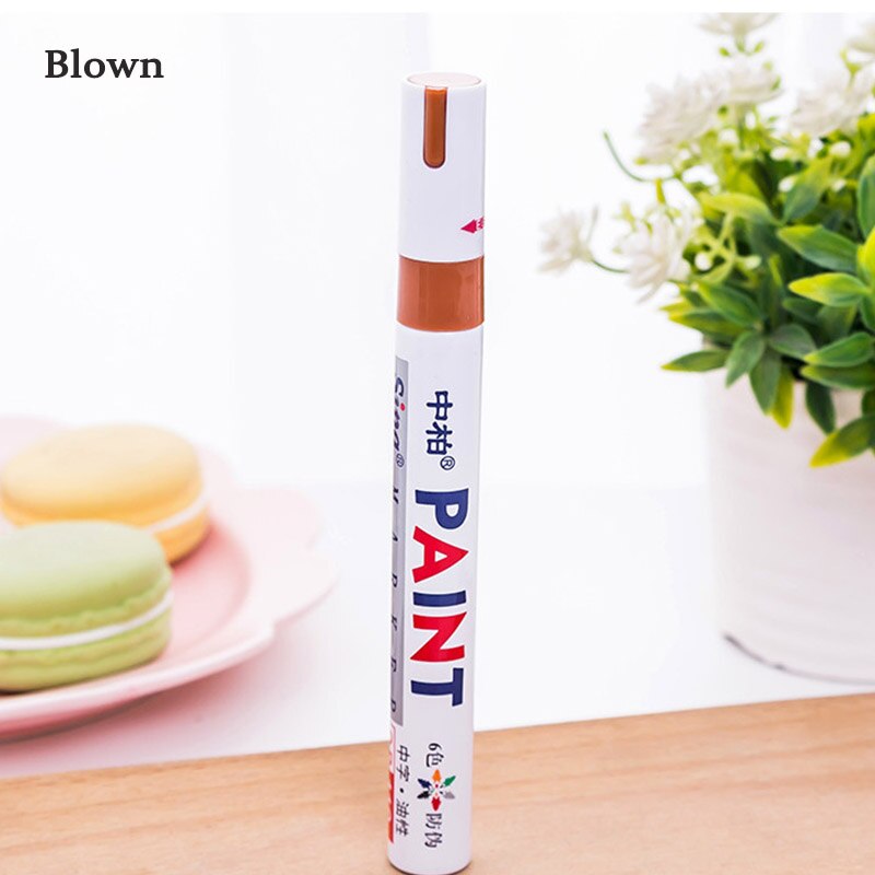 BOOMBLOCK Car-Styling Scratch Repair Paint Graffiti Tool For Inifiniti Kia Rio Sportage Ceed Ford Fiesta Mondeo Suzuki Swift: Brown