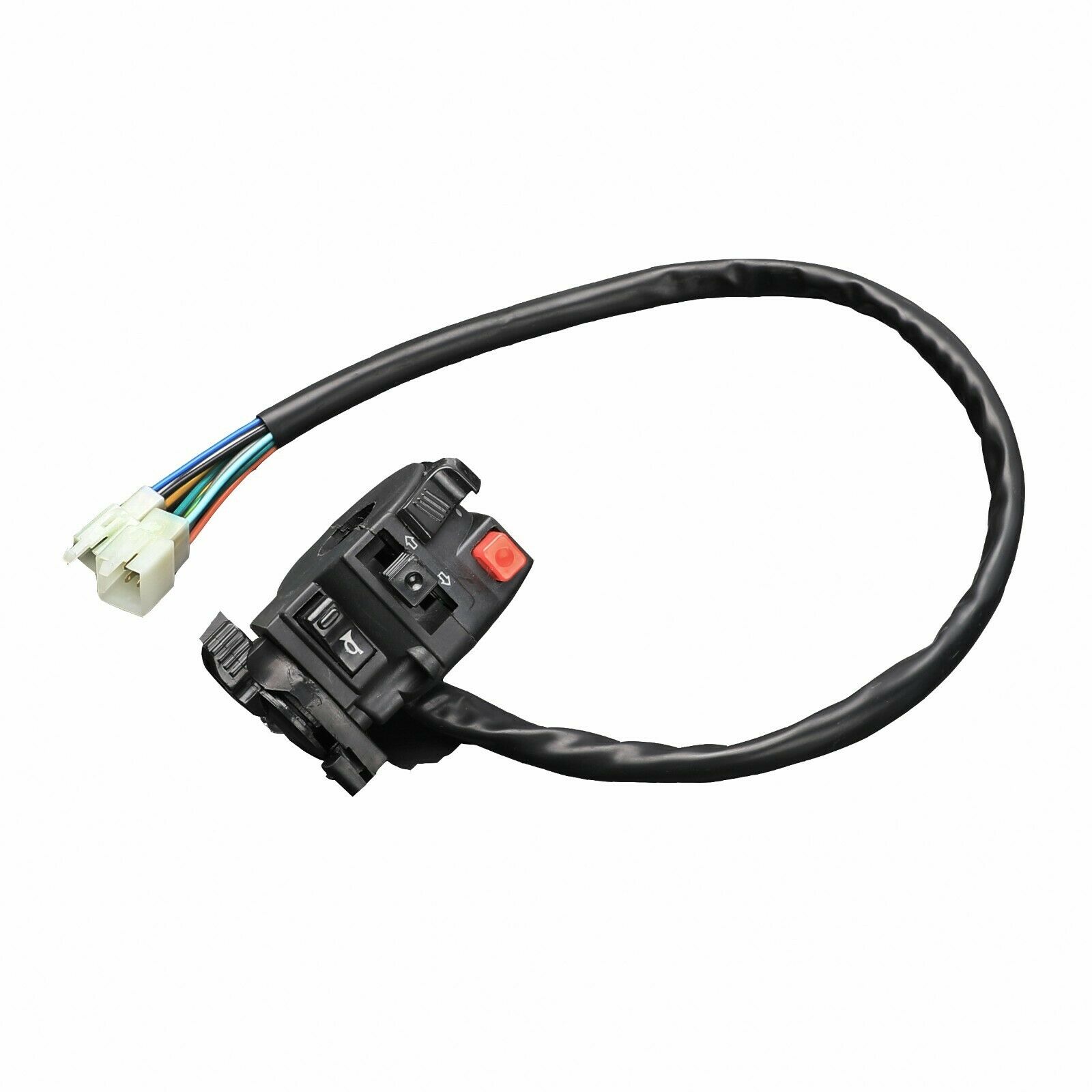 Stuurschakelaar koplamp claxon richtingaanwijzer choke 7/8 " voor honda kaw suzuki yamaha