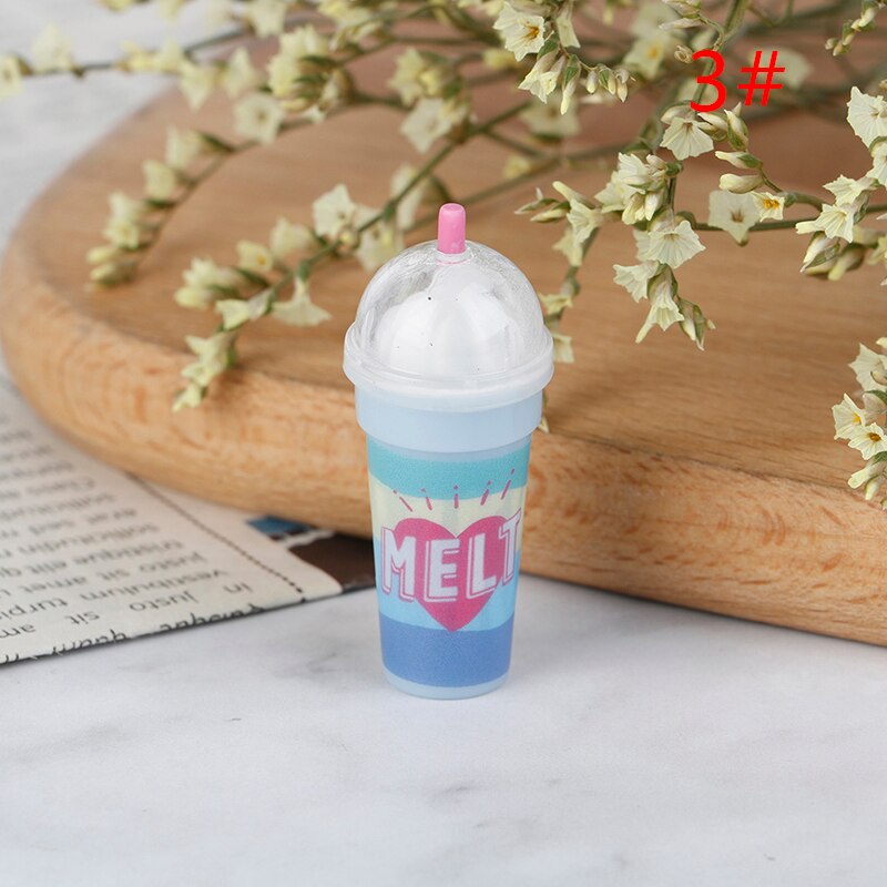 1:12 Dollhouse mini Bottiglie di Bevande Ghiaccio-crema di Caffè Tazza di Bevanda Modello Giocattoli Bambola Cucina arredamento Giocattolo Bambole casa Delle Bambole Accessori: verde