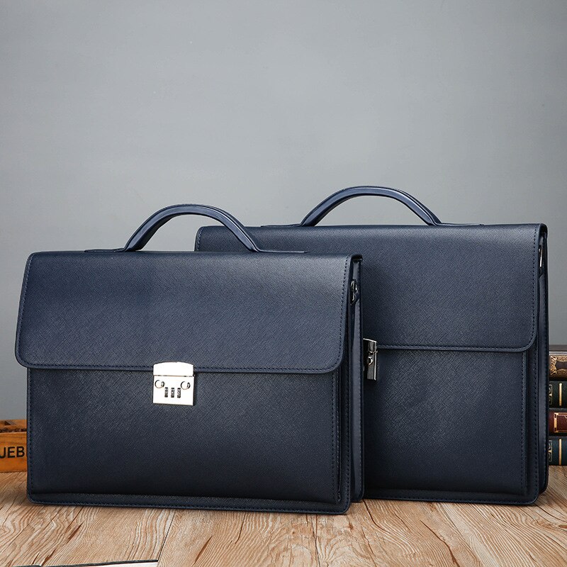 Bag Business Briefcase Briefcases Lock Shoulder Hand Bag 15.6 Inch Laptop Bag
