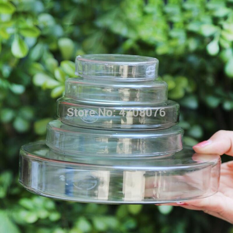 dia 90mm 3sets/box Borosilicate Petri dishes with cover Glass culture dish Cultural Petri dish Labware for lab experiments