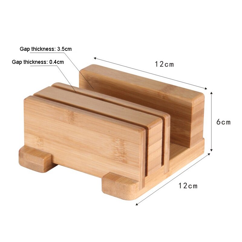 Wood Cutting Board Knife Holder Kitchen Supplies Horizontal Chopping Board Knife Holder Tool Storage Rack Wooden Knife Holder