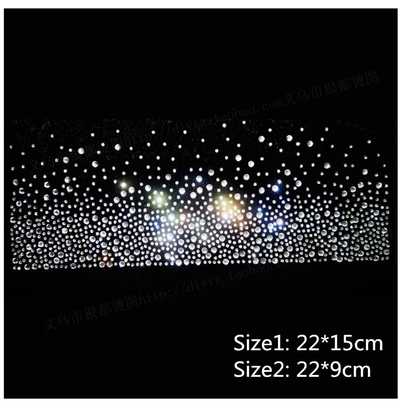 2 maten nieuwste star fix strass voor rok warmteoverdracht strass motief versiering voor kledingstuk