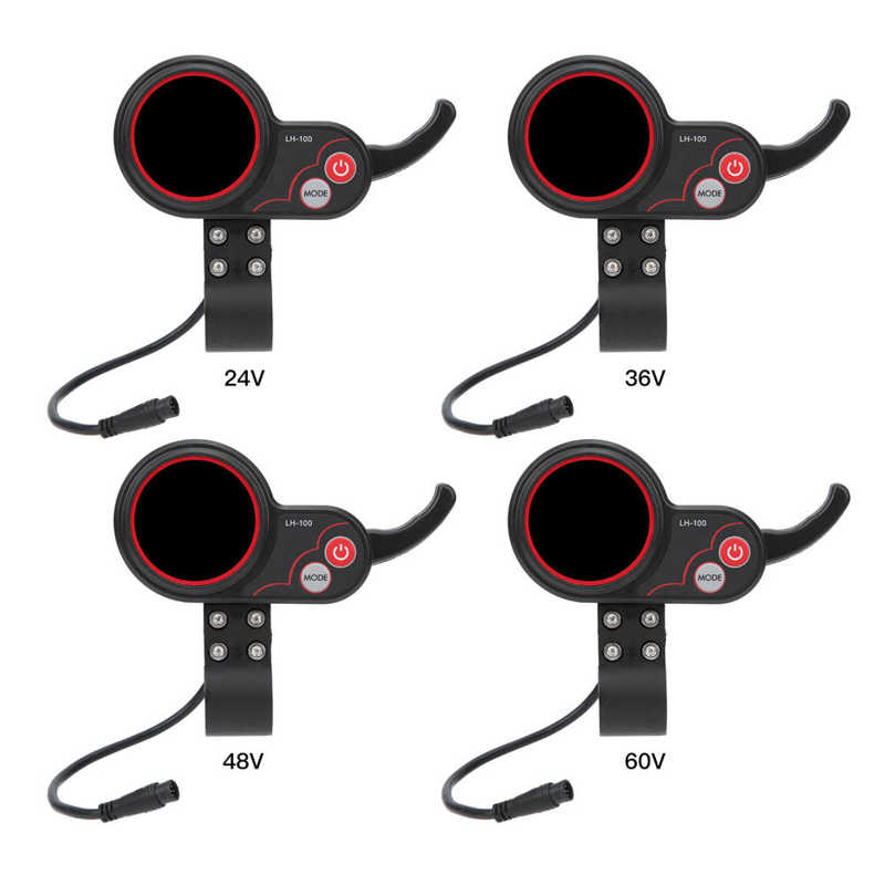 E-bike Motor Display Thumb Throttle 2in1 Speedometer Manual Control Panel Or E-Bike Controller Set For Electric Bike Scooter