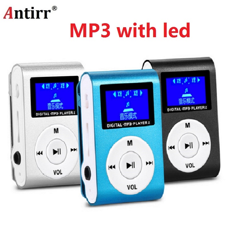 Top Mini Mp3 Usb Clip MP3 Speler Lcd-scherm Ondersteuning 32Gb Micro Sd Tf Cardslick Stijlvolle Sport Compact