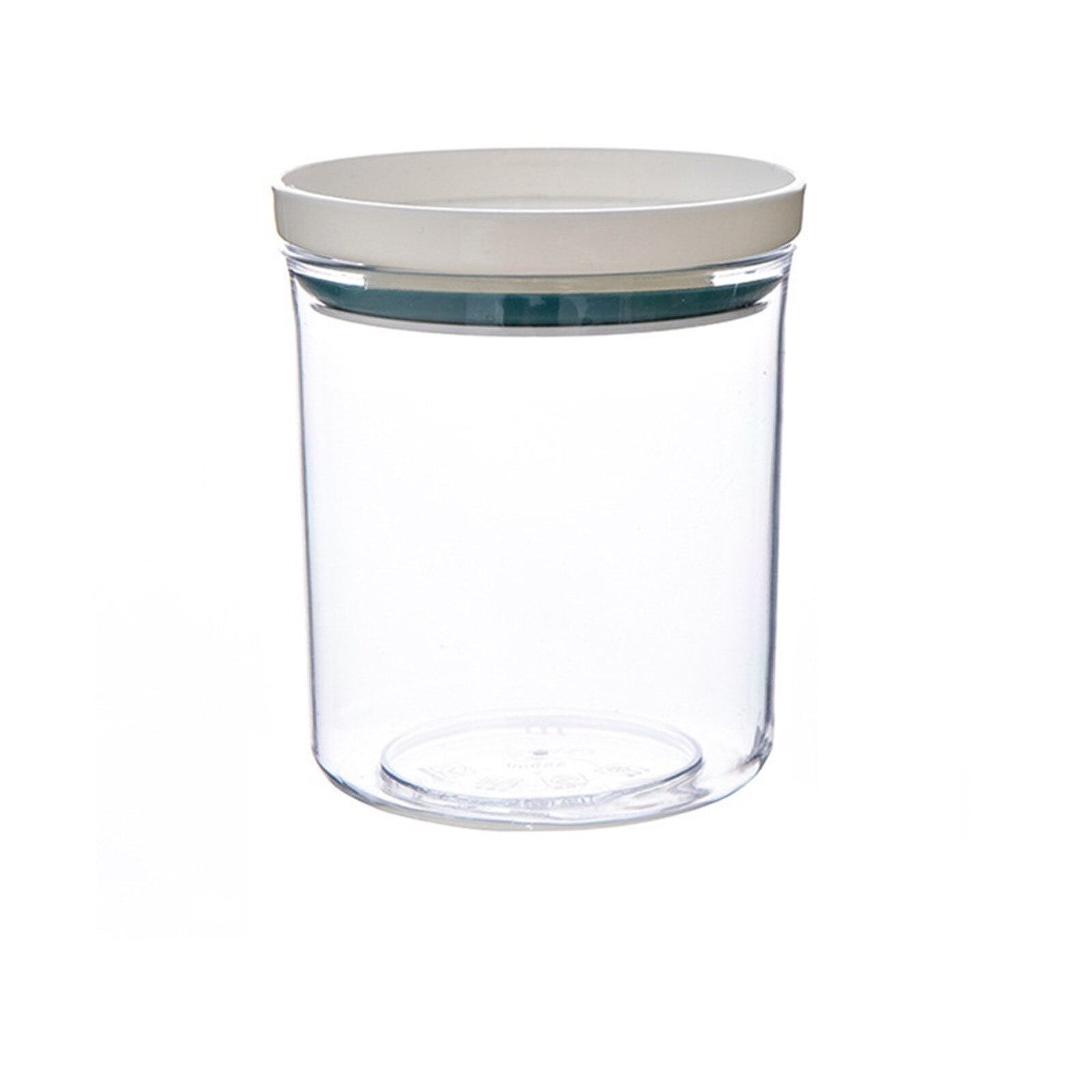 Pot en plastique Transparent avec couvercle, , résistant à l'humidité, boîte de stockage de céréales de alimentaire, réservoir de cuisine: 350ML