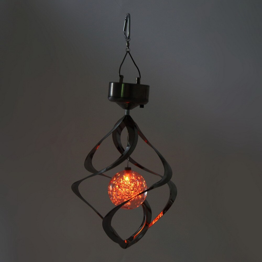 Campanilla de viento LED alimentada por energía Solar, tienda mundial, patio de jardín al aire libre