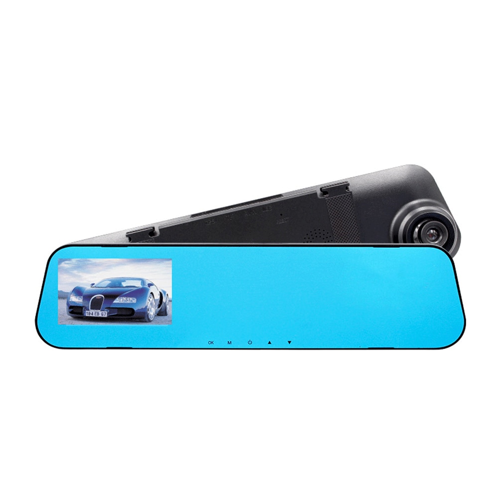 4 Inch 1080P Dash Cam Auto Dvr Camera Recorder Auto Motion Detection Achteruitkijkspiegel Nachtzicht Drive Recorder