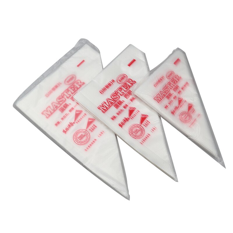 100 Stuks Wegwerp Spuitzak Piping Cake Gebak Cupcake Decorating Fit Alle Size Nozzles Pastry Tassen Bakvormen Gereedschap