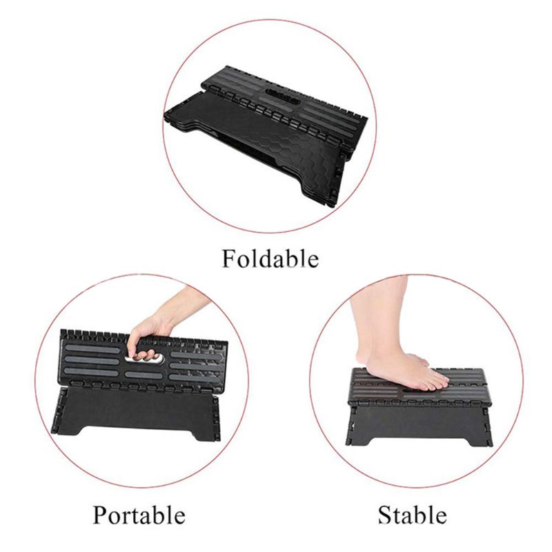 Portable Mobility Step 15\&quot; x 8.7\&quot; x 5\&quot; Portable Folding Step Stool for Toddlers