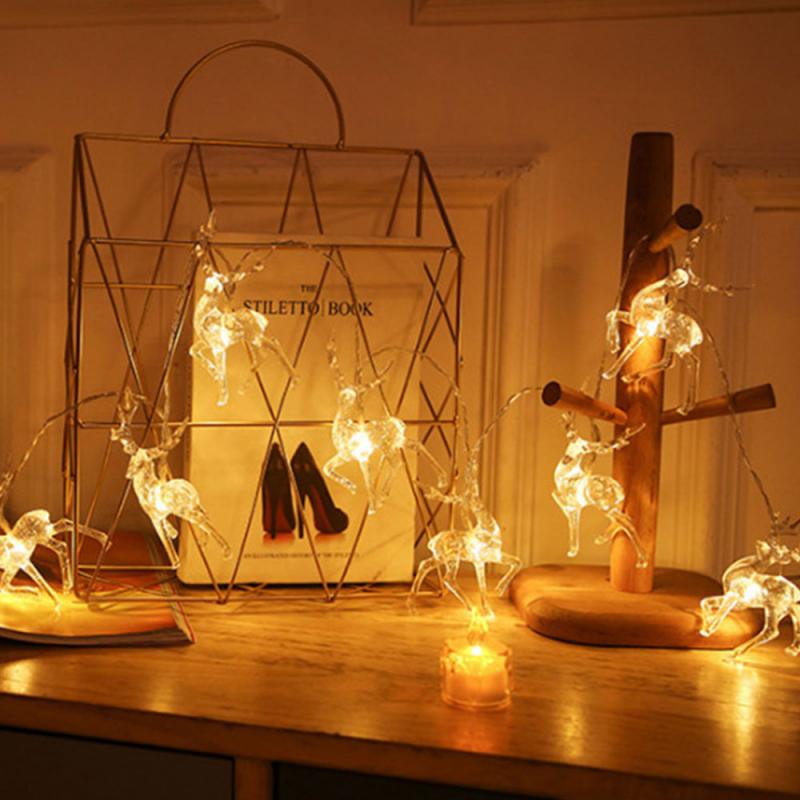 6W Kerst Licht Led Sika Herten String Kerst Dag Elanden-Vormige Herten Lantaarn Light Thuis Party Licht decoratie Licht