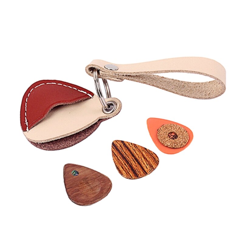 3pcs/set Guitar Plectrum Picks Guitarist Pick with Guitars Picks Storage Case Musical Instrument Accessories Parts
