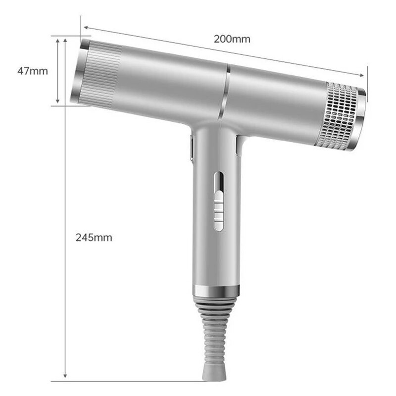 Professionele Haardrogers Licht Weighte Föhn Salon Droger & Cold Wind Negatieve Ionische Haar Stijl Tool