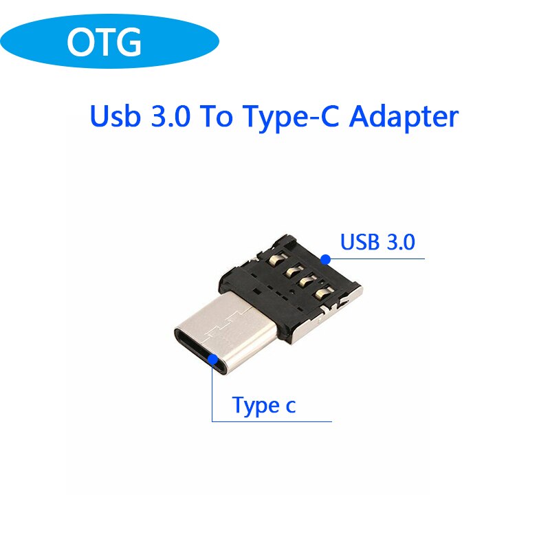 Tipo C OTG Cavo Adattatore per Samsung S10 S10 + Xiaomi Mi 9 Un plus. Android MacBook Mouse Gamepad Tablet PC di Tipo C OTG Cavi USB: 4