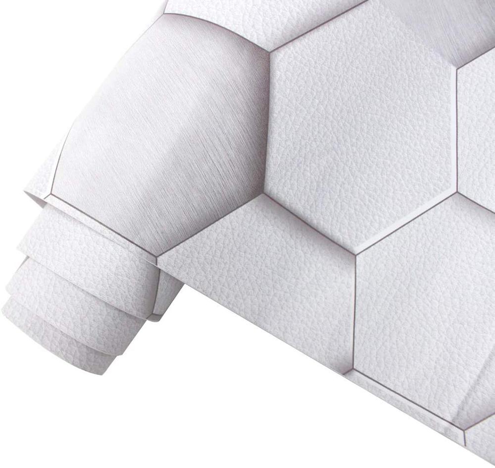 LUCKYYJ-papel tapiz de vinilo autoadhesivo con patrón geométrico para pared, decoración del hogar, baño y dormitorio