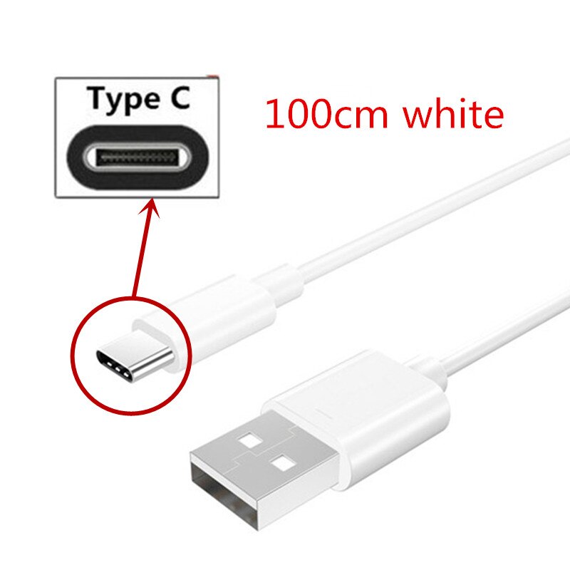 Cabo de carregador rápido 2.1a, cabo de carregamento para huawei honor 10 i lite 20 pro mate 20 lite 30 pro 10 lite micro usb tipo c p20 p30 lite pro: 1m type c cable