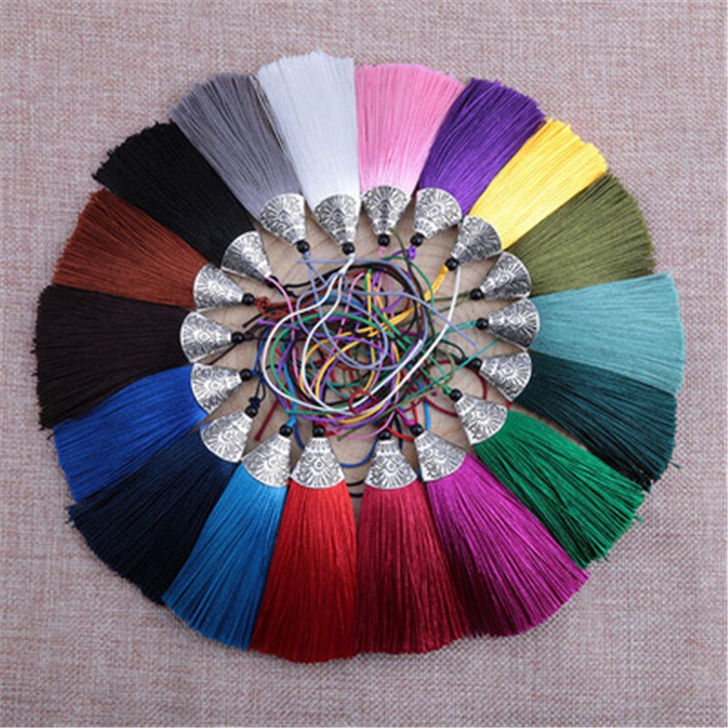 Multicolor polyester silke dusker hengende gardiner for å sy gardinholder pour salong anheng tilbehør dekor