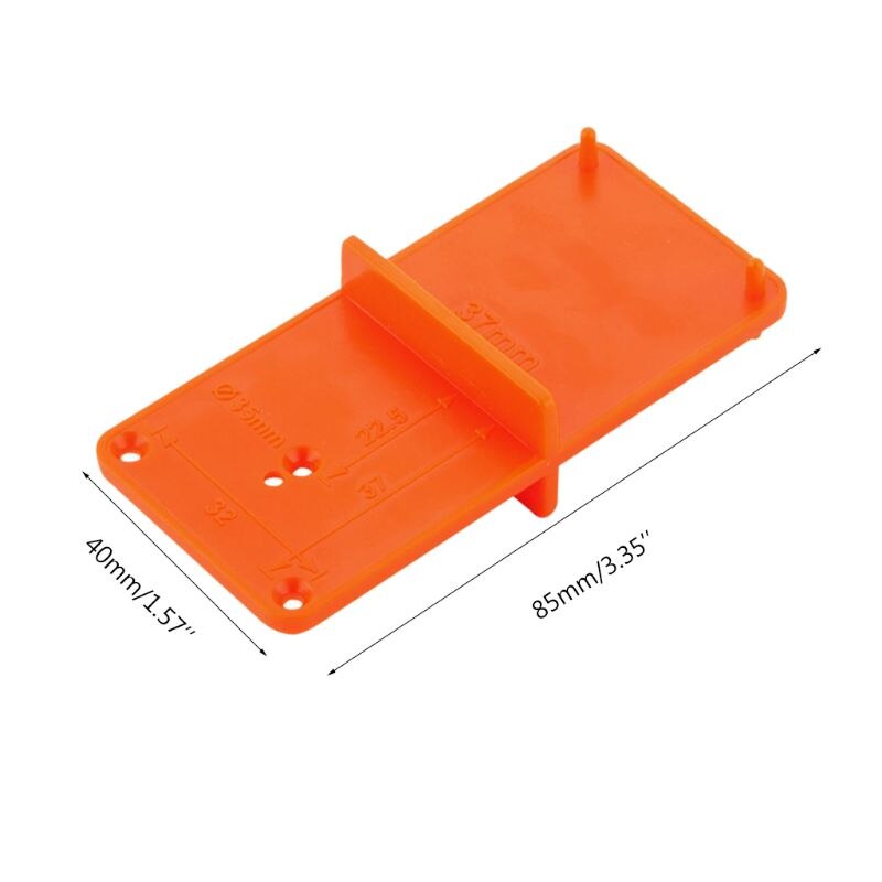 1PC 35mm 40mm Hinge Hole Drilling Guide Locator Hole Opener template Door Cabinets DIY Tool For Woodworking tool