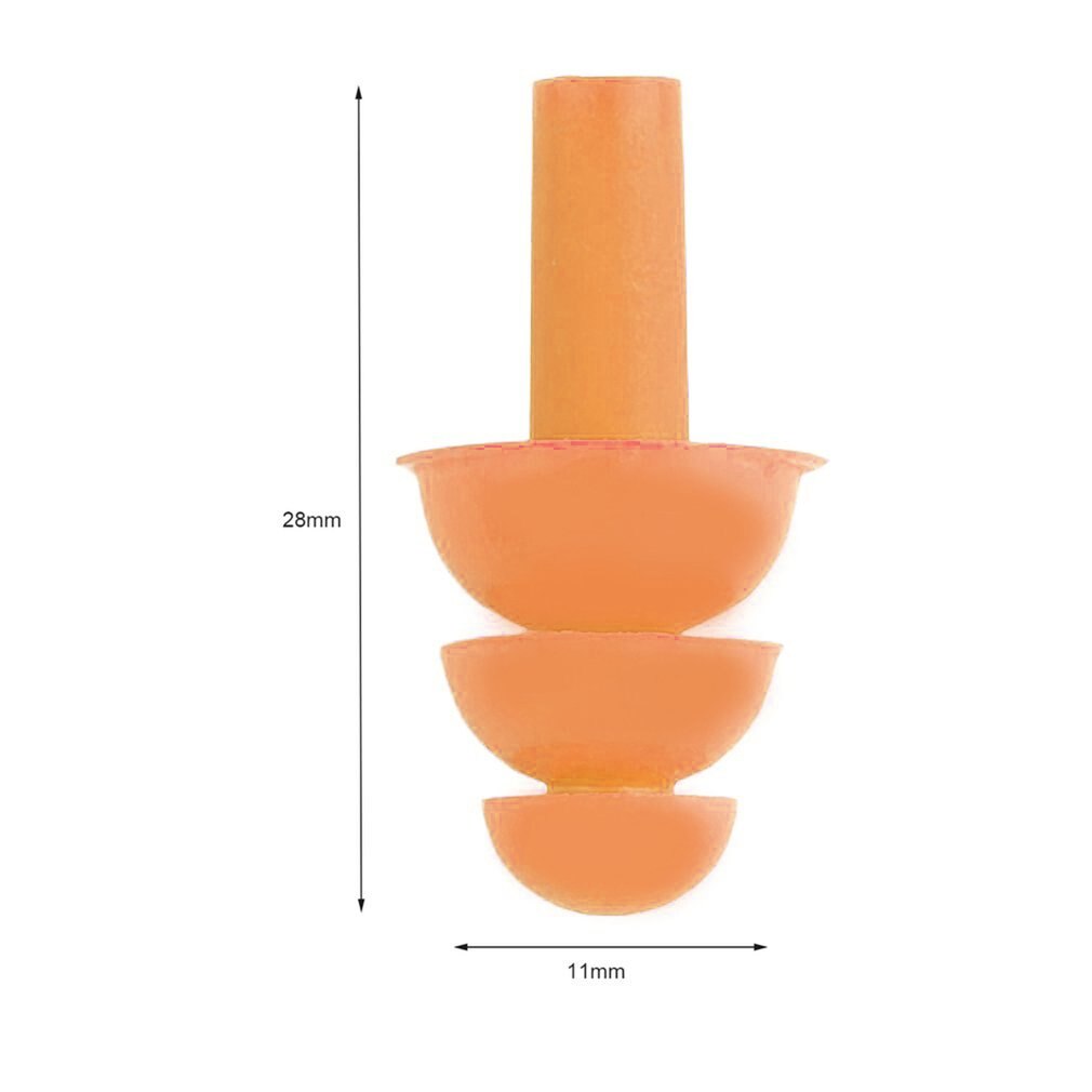 1 paar /3 paar spiraalvormige waterdichte siliconen oordopjes anti-snurk oordopjes comfortabel om te slapen geluidsreductie accessoire