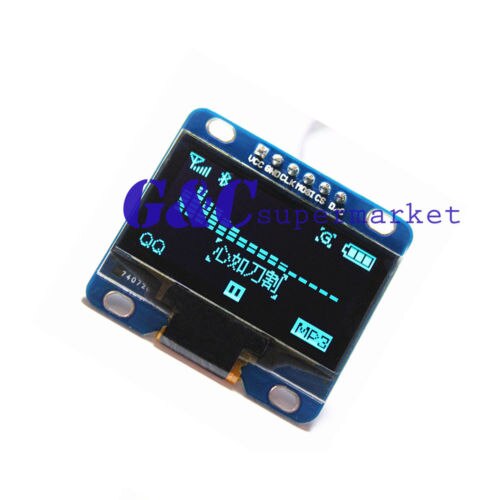 Blue 1.3" SPI Serial 128X64 OLED LCD LED Disp... – Grandado