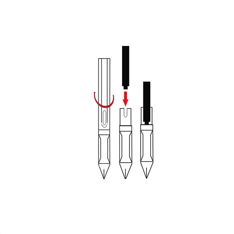 Pluma estilográfica Universal, recarga de tinta, color negro, 2,6/3,4, 10 Uds.