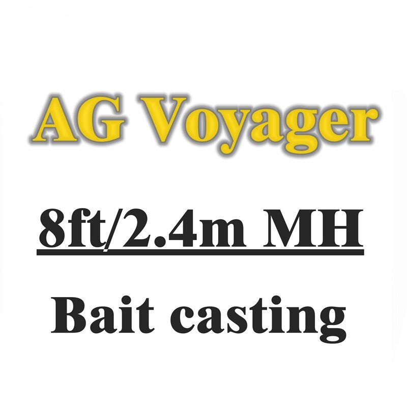 Ag voyager spinning baitcasting onki 4 osaa matkavapa ml m  mh 1.8 2.1 2.4 2.7m hiilivapa f mf action: Laivastonsininen