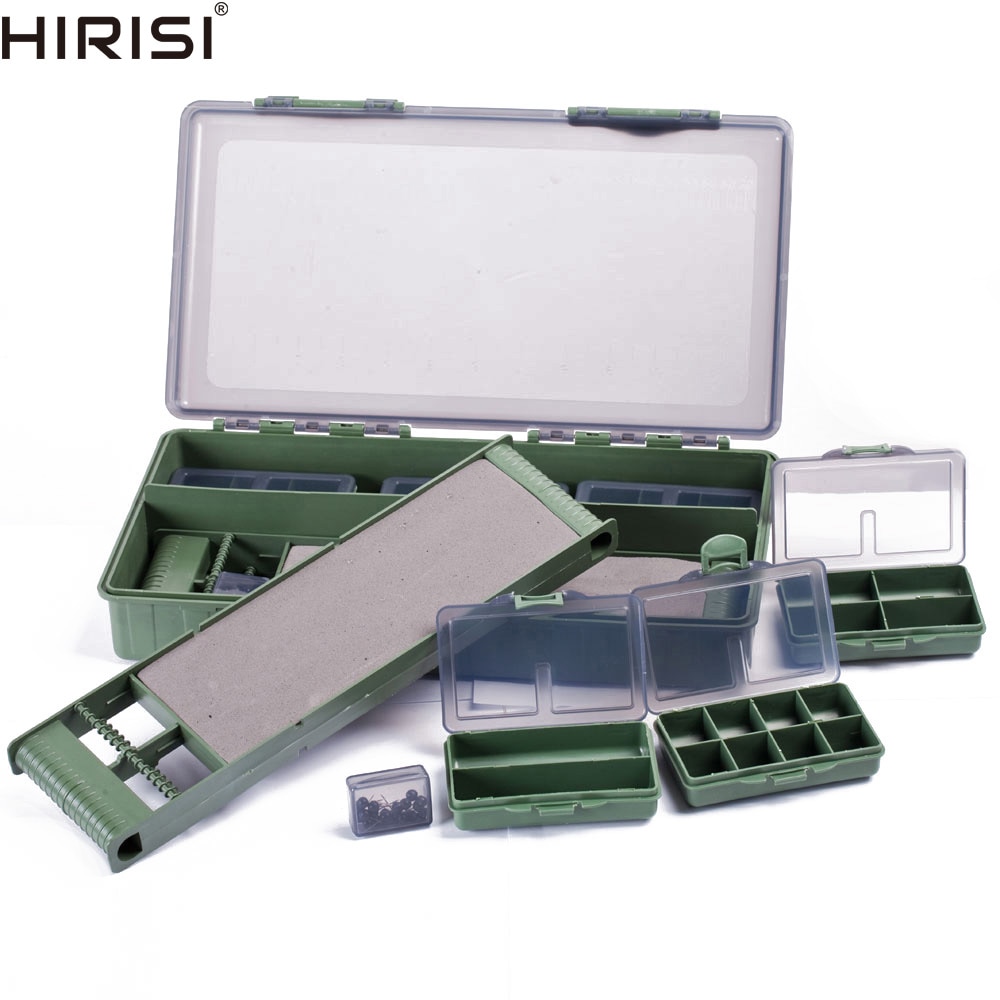 Carp Coarse Sea Fishing Tackle Box Bit Complete Boxes System Ideal for Hooks Swivels Beads Spinners Tackle