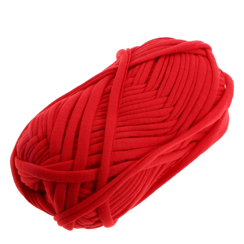 1 Streng 100G Elastische Breien Zachte Polyester Stof Garen Diy Breien Voor Hoed Zakken Speelgoed Tapijt Handmaking